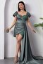 Sweetheart Neckline Bust Skirt Beading Detail Evening Dress 1870 - 5