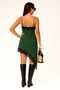 Lace Detailed Strappy Asymmetric Dress - 3