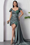 Sweetheart Neckline Bust Skirt Beading Detail Evening Dress 1870 - 6