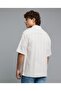 Plaid Shirt with Revere Collar and Short Sleeves - 4