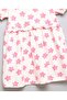 Floral Print A-Line Dress with Crew Neck and Puff Sleeves - 4
