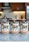 Kitchen Set 103 Spice Rack Breakfast Paper Towel Holder Spoon Rest Herm Horse Pattern Silver - 2