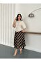 Women's Stone Back Lace-Up Detailed Blouse - 3
