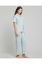 Women Ivory Printed Pyjama Set - 3