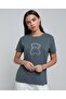 Embellished T-Shirt with Crew Neck and Short Sleeves