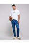 Faded Slim Fit Jeans with Button Closure - 2