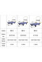 MN Platform Truck, Foldable Trolley, Portable Household Small Trailer Cart, Heavy Duty for Loading a - 4