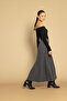 Long Knit Skirt - 2