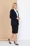 Women's Black Pencil Skirt High Waist Straight Cut Soft Textured Slit Stylish Midi Skirt - Women's Skirt - 4