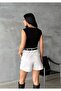 Women's Black Soft Cotton Tank Top - 7