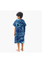 Turtle Print Poncho Towel with Hood - 3
