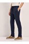 Men Solid Slim Fit Formal Trouser With Elastic Waistband - 2