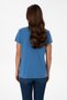 Women's Indigo V-Neck T-Shirt 50320026-Vr028 - 5