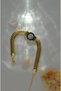 Zircon Stone Gold Steel Bracelet Single Stone Model in the Middle - 5