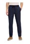 Men Solid Slim Fit Formal Trouser With Elastic Waistband