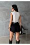 Women's White Soft Cotton Tank Top - 7
