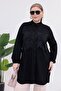 Plus Size Lace Detailed Tunic Shirt - 7