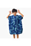 Turtle Print Poncho Towel with Hood - 2