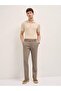 Men's Woven Checked Regular Fit Formal Trouser - 3
