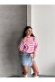 Women's Crew Neck Long Sleeve Striped Tunic - 6