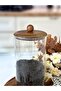 Acacia Top Handle Lid Glass Jar 1550 ml Tkebt Transparent - 2