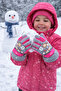Kitti 4-9 Years Old Girls' Snow Skiing Winter Gloves Lined Cold-Proof Wind Water Repellent Reflective - 5