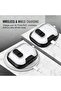AirPods Pro 3 Case with Phone Stand &Cleaner Kit Protective Cover| TPU + PC Hybrid Cover- Black - 4