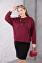 Plus Size Crew Neck Basic Sweatshirt - 4