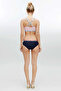 Women's Pink Cross Strap Bustier 68001 - 5
