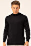 Normal Fit 100% Wool Acrylic Anti-Pilling Half Turtleneck Quality Knitwear Sweater - 2