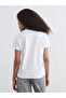 White Crew Neck Women's T-Shirt - 4