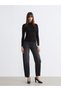 Black High Neck Women's Bodysuit - 3