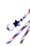 Handmade Multi-Colored Lucky Charm Bag Ornament Keychain - 5