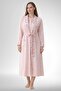 Mecit 6313 Powder Women's Plus Size Dressing Gown Nightgown Set