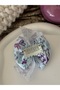 Snowflake Snow Dwarf Patterned Little Hair Clip // Girl's Hair Clip - 4
