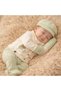 100% Cotton 5 Piece Bow Tie and Teddy Bear Patterned Newborn Baby Boy Hospital Discharge Set - 7