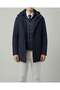 Italian style s Slim Fit men's puffer jacket navy blue t14783
