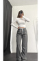 Maggie Palazzo Pants - Gray