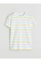 Peak New Season Crew Neck Striped Girls' T-Shirt