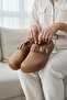 Lovi Women's Gold Buckle Geometric Patterned Comfort Clog Women's Slippers Luxury Design