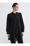 Lcw Comfortblack Ruffled High Neck Women's Shirt Tunic