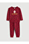 Crew Neck Galatasaray Printed Boys Pajama Set - 2