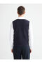 Vizyon New Season Standard Fit V-Neck Men's Knitwear Vest - 4