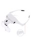 5 Lens 1.0X-3.5X Adjustable Glasses Magnifier With 2Led Light 9892B2 - 2