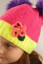 Girl's Pompom Knitted Beanie – Winter, Soft Textured, Colorful - 4