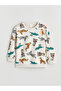 Kaplan Printed Boy's Thick Sweatshirt - 2