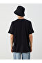 Lcwaikiki Classic Black Crew Neck Printed Combed Cotton Men's T-Shirt - 4