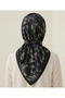 Ahenk Pattern 90X90Cm Organic Twill Scarf/Foulard - 2