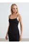 Black U-Neck Strap Women's Covered Tank Top from Guliis Store