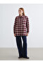 Özmarka New Season Plaid Oversized Women's Shirt Tunic - 2